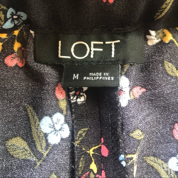 LOFT DRAWSTRING FLOWER SHORTS NWOT - Picture 7 of 7